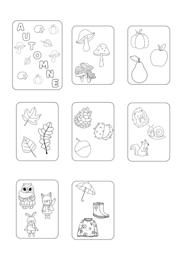 Coloriage d'automne – Image 2